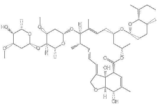 Ivermectin chemical structure